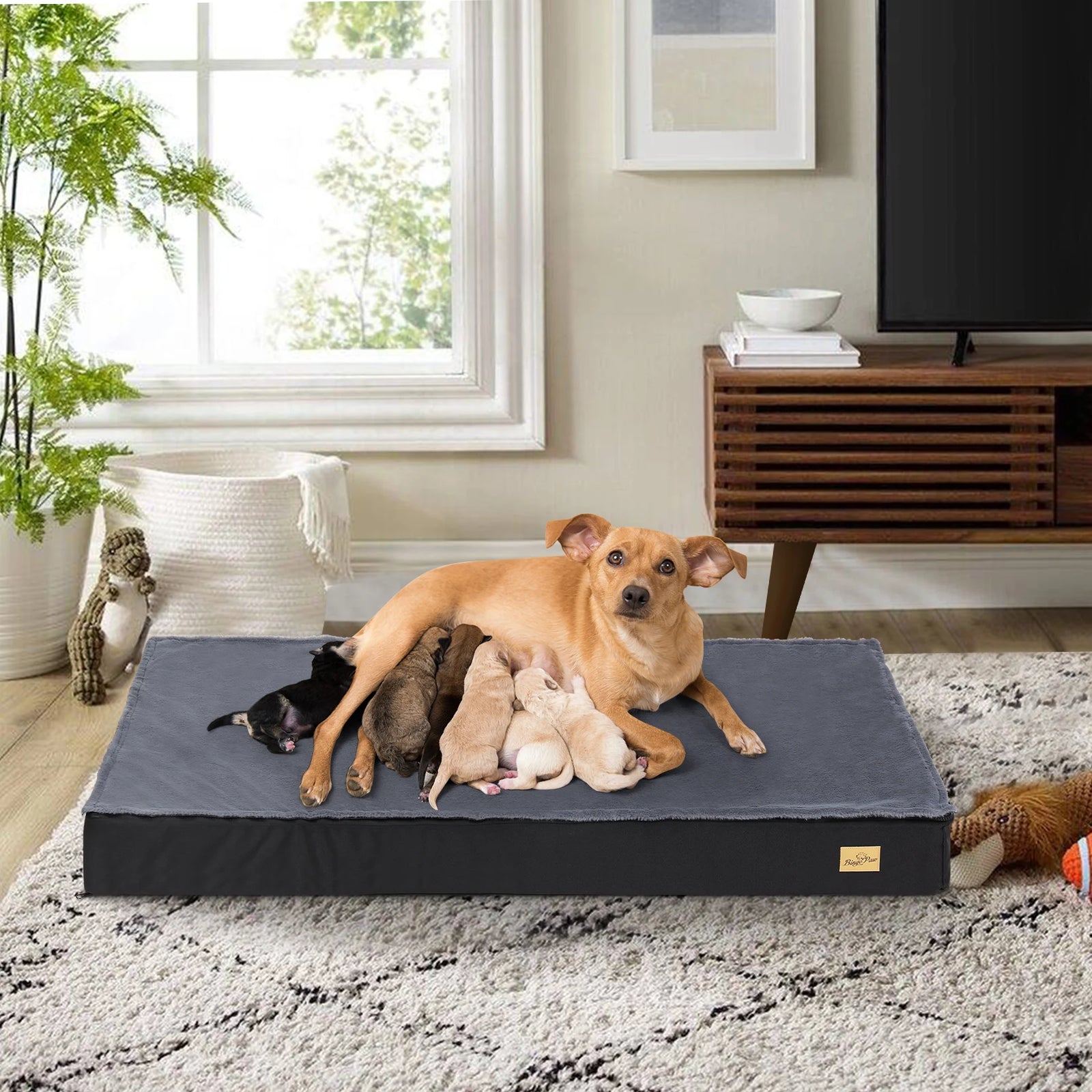 Washable Dog Beds for Large Dogs Comfortable Orthopedic Dog Bed Sponge Foam Pet Bedding Dog Crate Bed