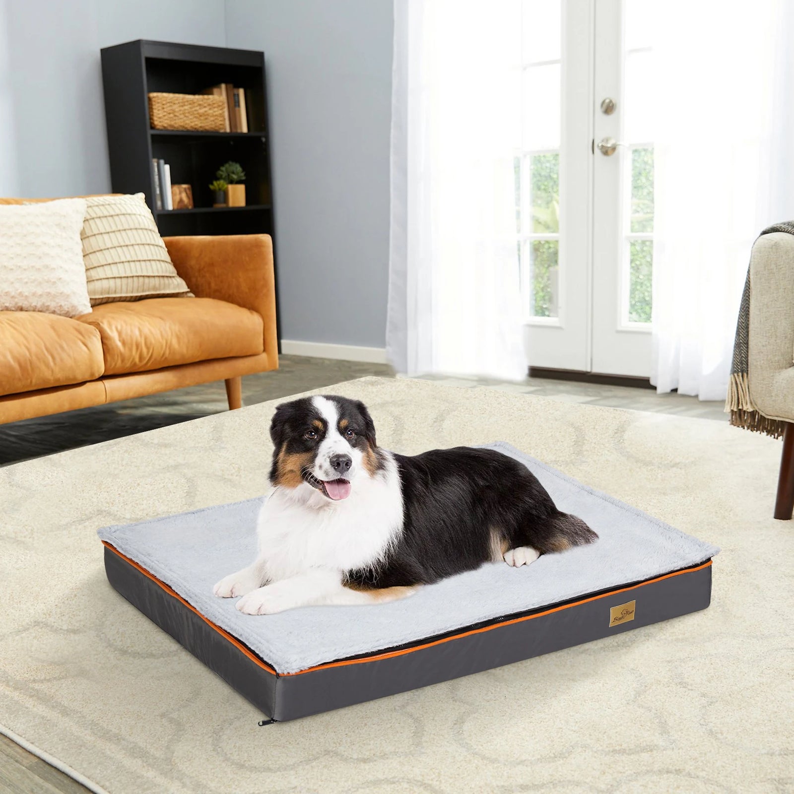 Dog Pet Bed  Large Padded Orthopedic Dog Bed Foam Cushion Pets Pillow Bed with Washable Cover